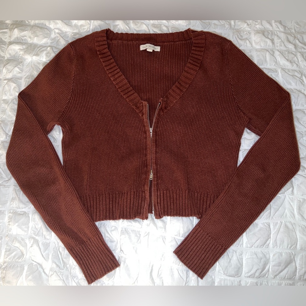 Pacsun sweater - double way zipper